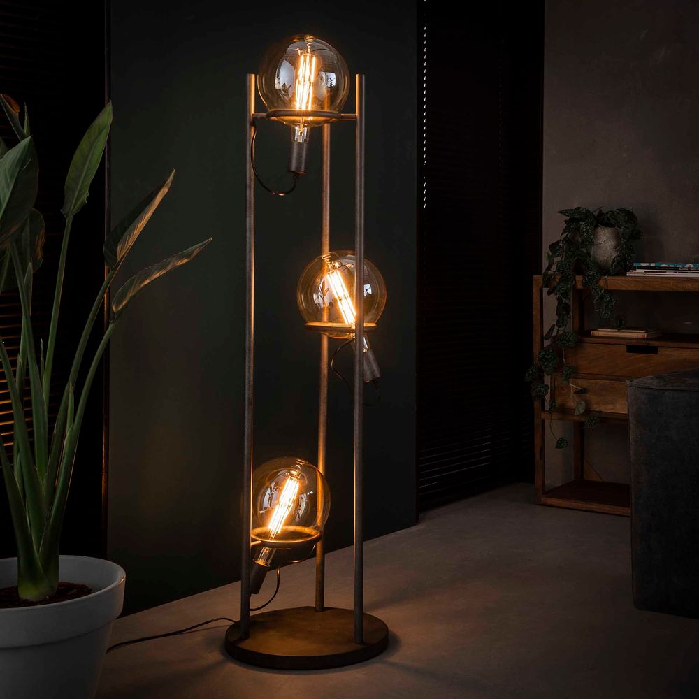 Vloerlamp SATURN - Oud zilver ZLS 7744-29