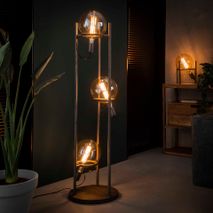 Vloerlamp SATURN - Oud zilver ZLS 7744-29