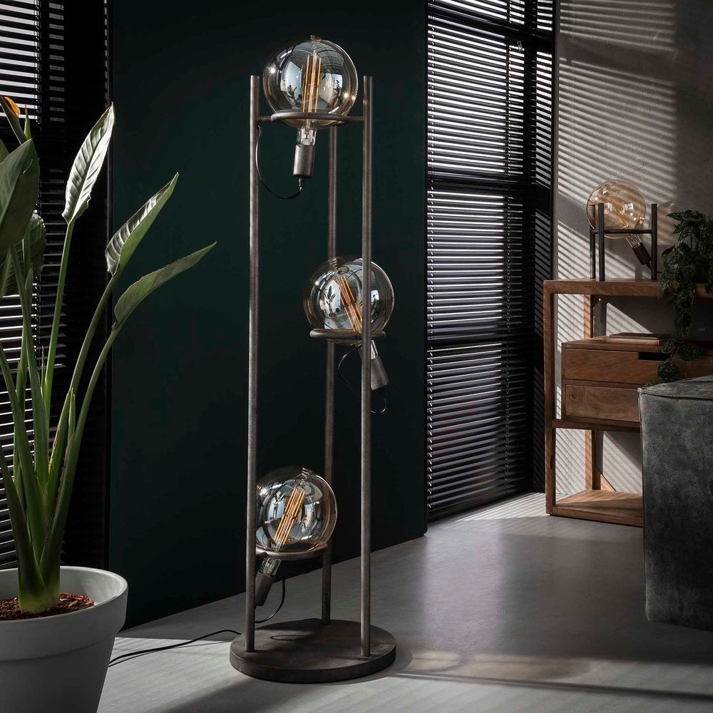Vloerlamp SATURN - Oud zilver ZLS 7744-29