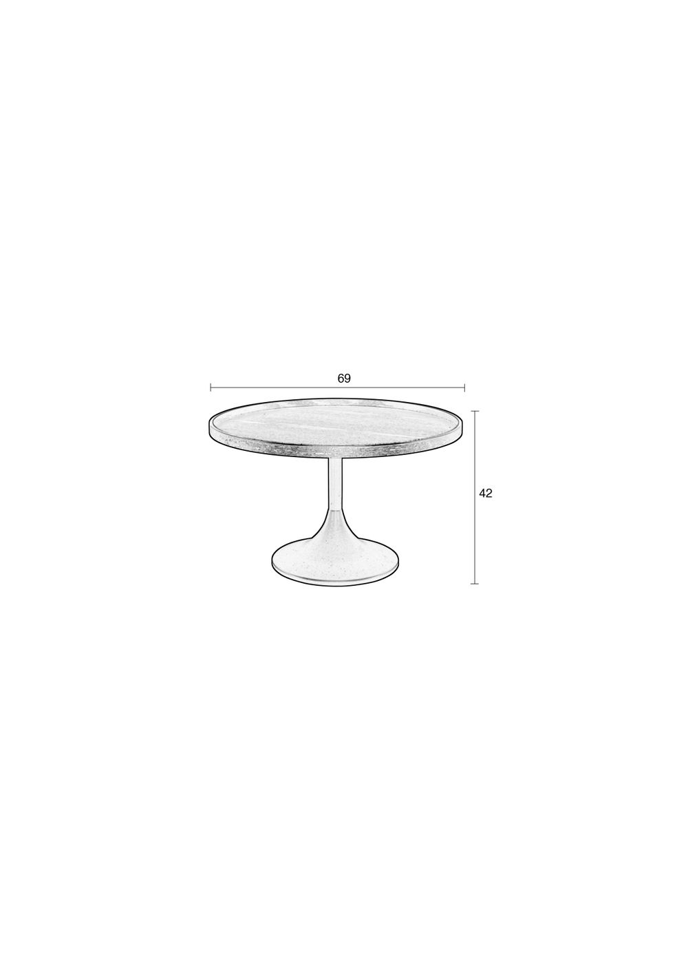 Salontafel JASON - Zwart ZVR 2300210
