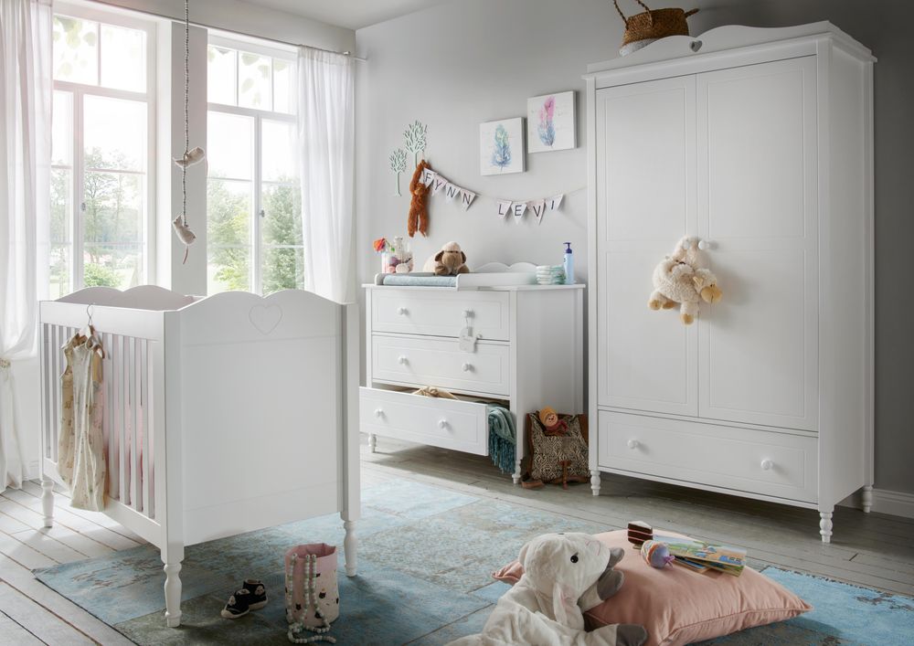 Babybed 120 X 60 EMMA - Wit BMO EM BB