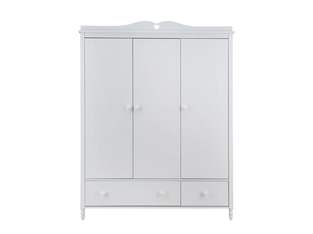 Kleerkast 3 deuren EMMA - Wit BMO EM K3