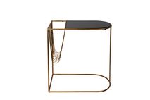 Bijzettafel EILEEN - Goud/Zwart ZVR 2300166