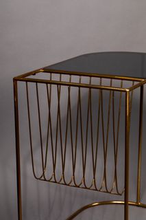Bijzettafel EILEEN - Goud/Zwart ZVR 2300166