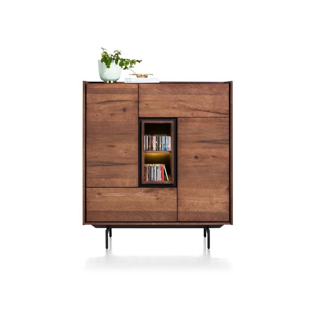 Highboard HALMSTAD - Choco brown
