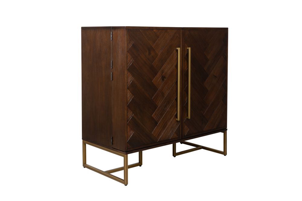 Barkast CLASS - Acacia Wood/Brass ZVR 4100042