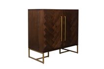 Barkast CLASS - Acacia Wood/Brass ZVR 4100042