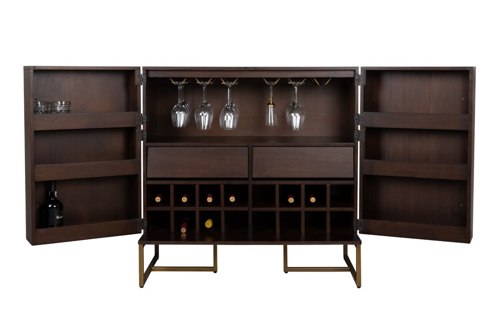 Barkast CLASS - Acacia Wood/Brass ZVR 4100042