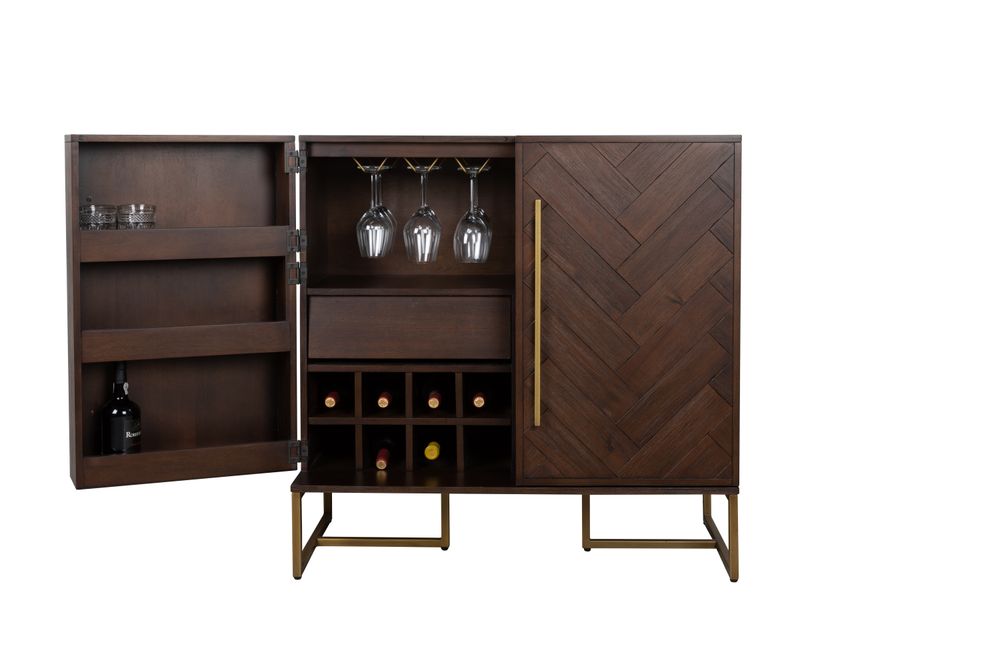 Barkast CLASS - Acacia Wood/Brass ZVR 4100042