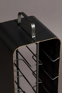 Wijnrek STALWART - Grijs/Goud ZVR 7900026