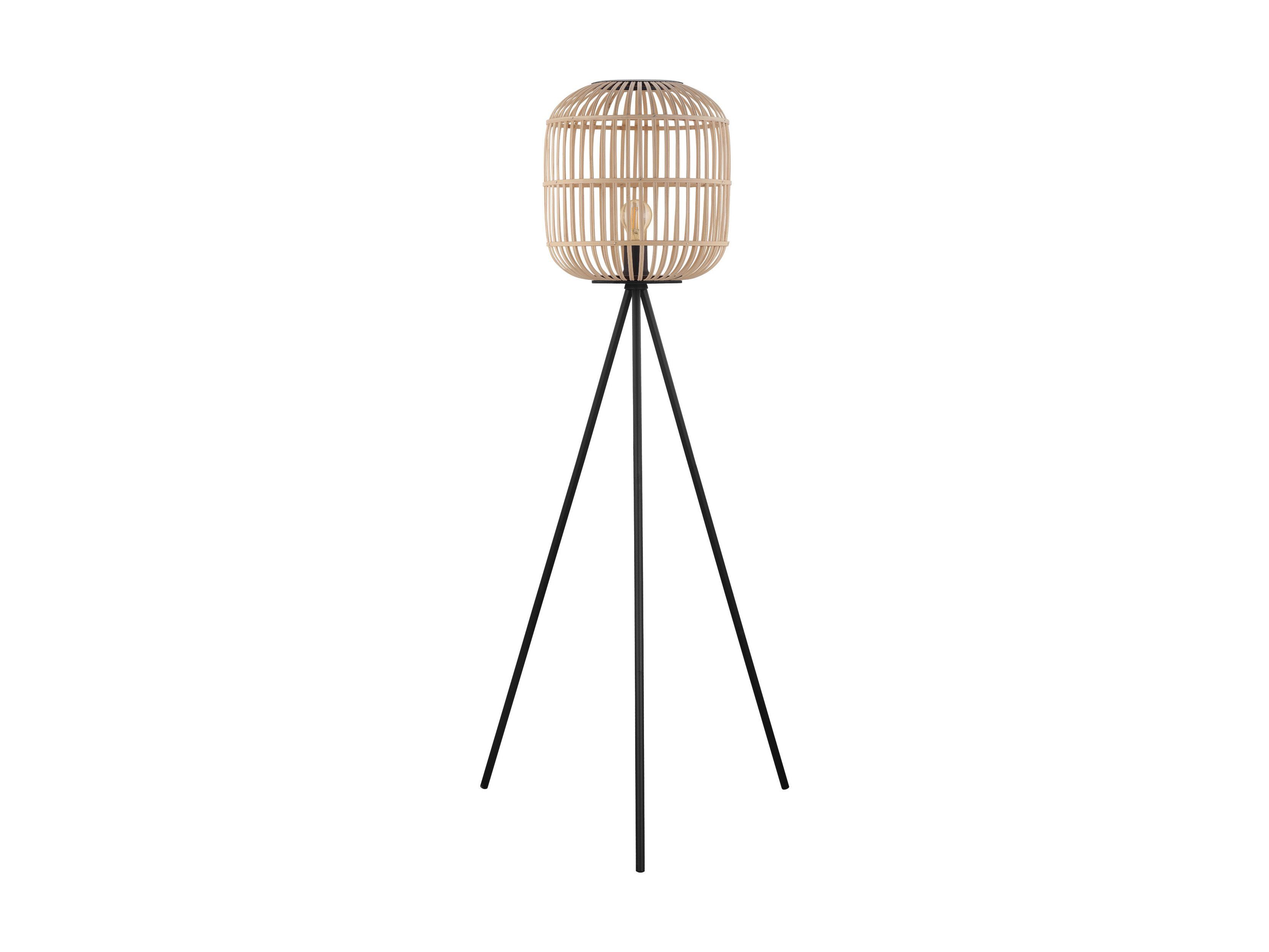 Vloerlamp BORDESLEY - Hout natuur EGL 43219