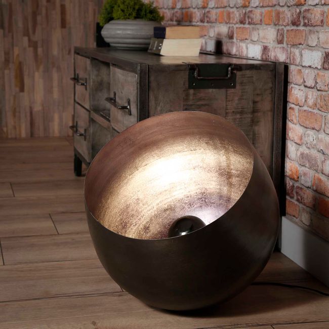 Tafellamp BASKET XL - Zwart nikkel