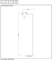 Vloerlamp LESLEY - Zwart LCD037250130