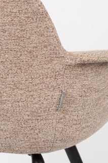 Armstoel ALBERT - Soft light grey ZVR 1200210