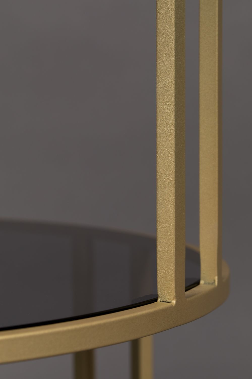 Bijzettafel TORN - Goud/Glas ZVR 2300174