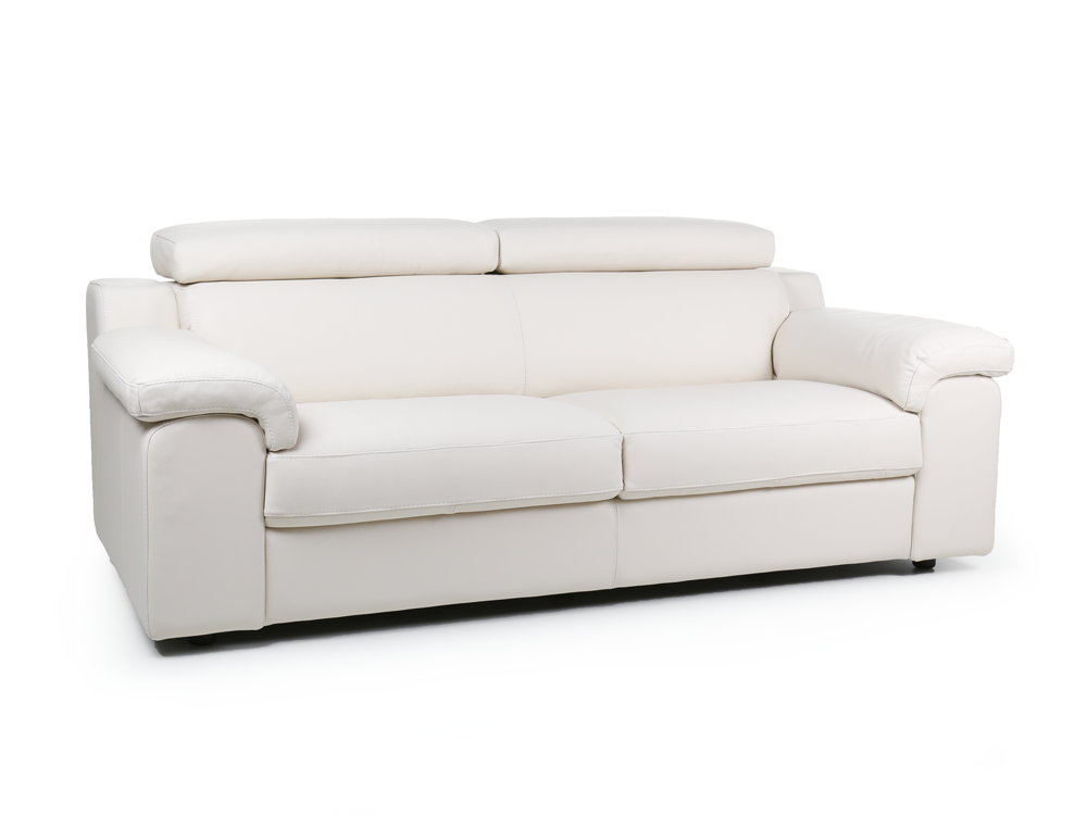 3-zit zetel MAMBO - Leder bianco puro CAL-22-000063-BP370