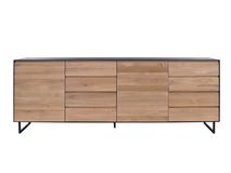 Dressoir ALEXI - Zwart/naturel VDC AX DRHDLDL
