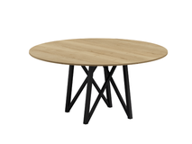 Ronde Tafel WACKO - Naturel/Zwart PFT-221-000011-MHA84