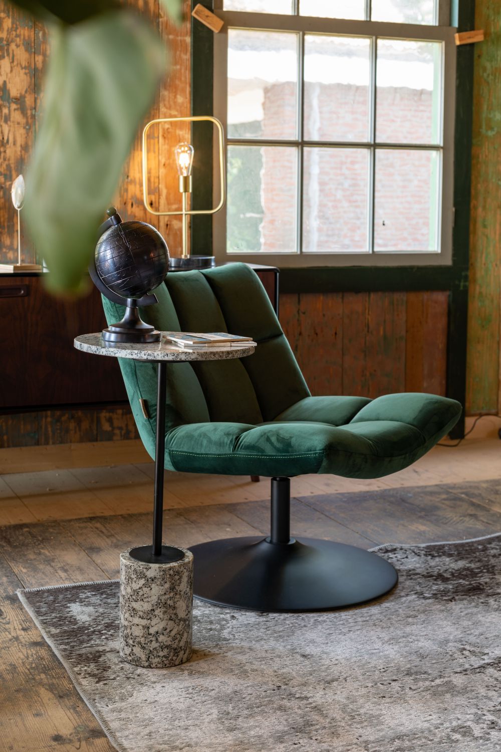 Fauteuil BAR VELVET - Groen ZVR 3100081