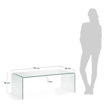 Salontafel BURANO - Glas KAV 506109TRA