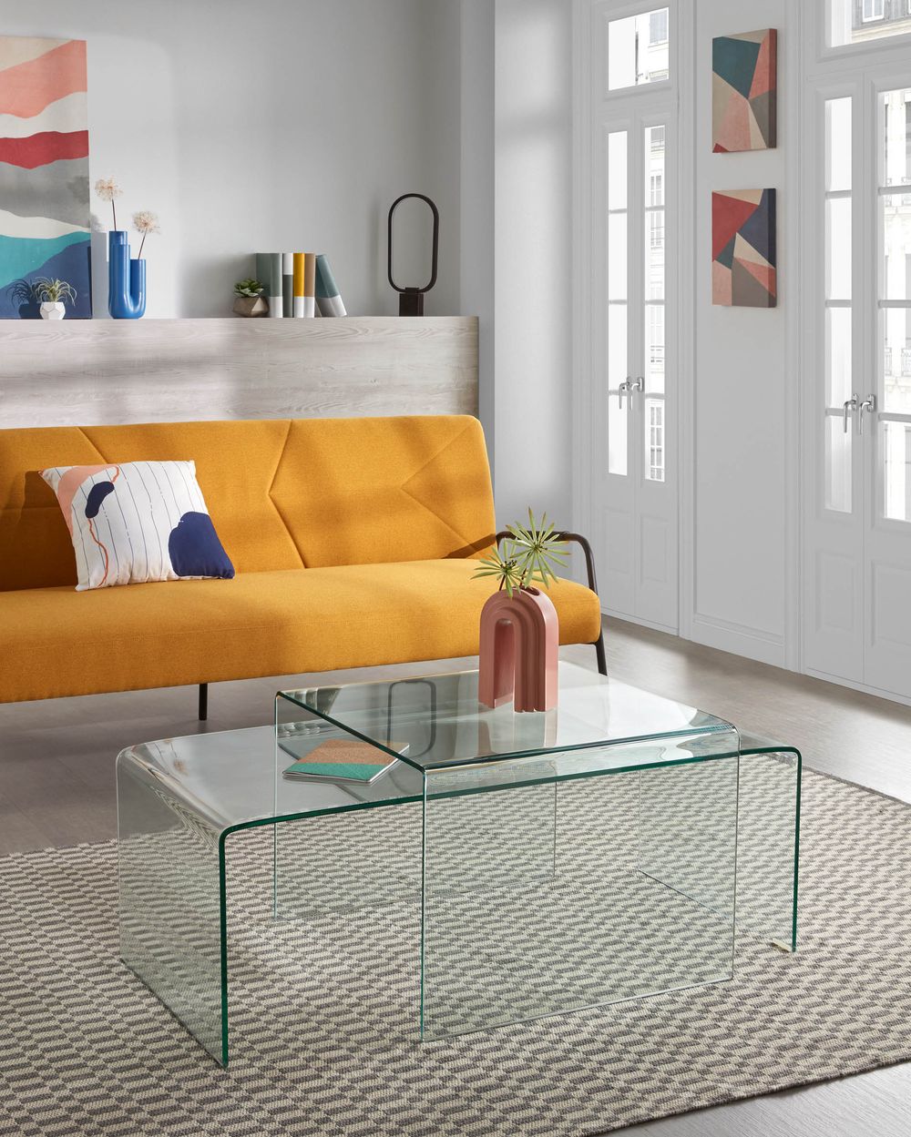 Salontafel BURANO - Glas KAV 506109TRA