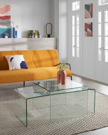 Salontafel BURANO - Glas KAV 506109TRA