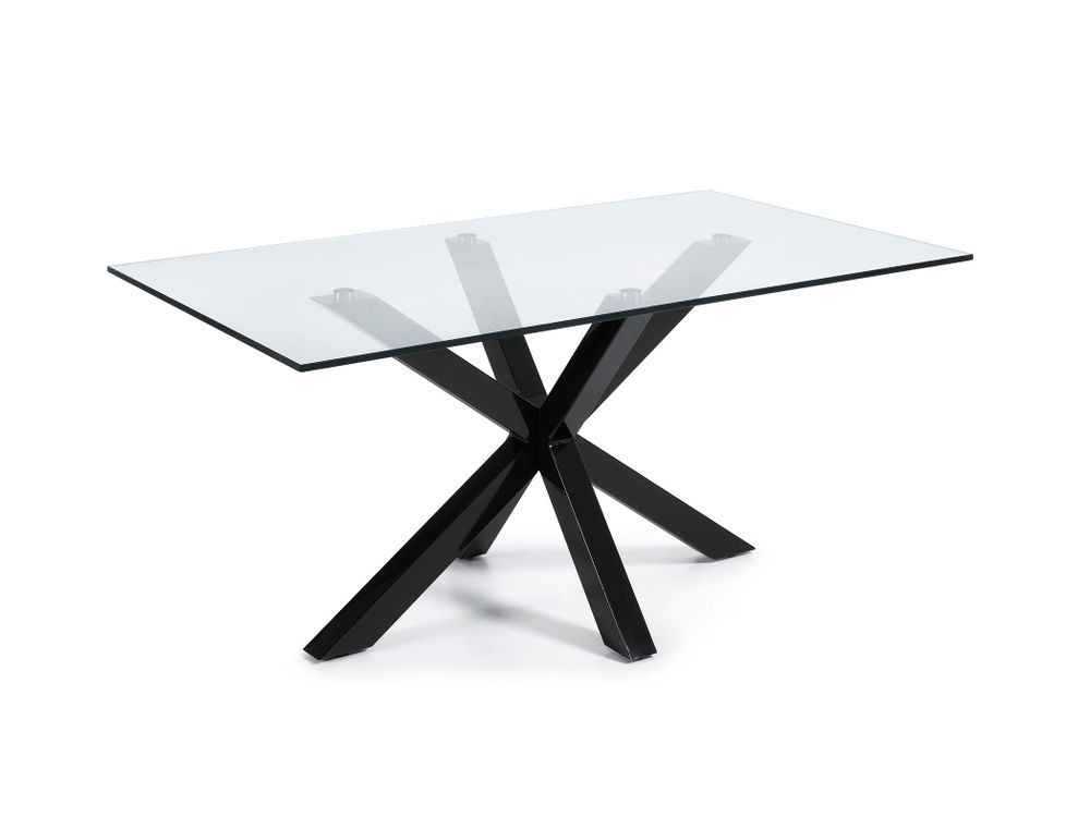 Tafel ARGO - Glas/zwart KAV C436C07