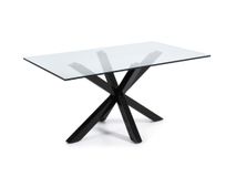 Tafel ARGO - Glas/zwart KAV C436C07