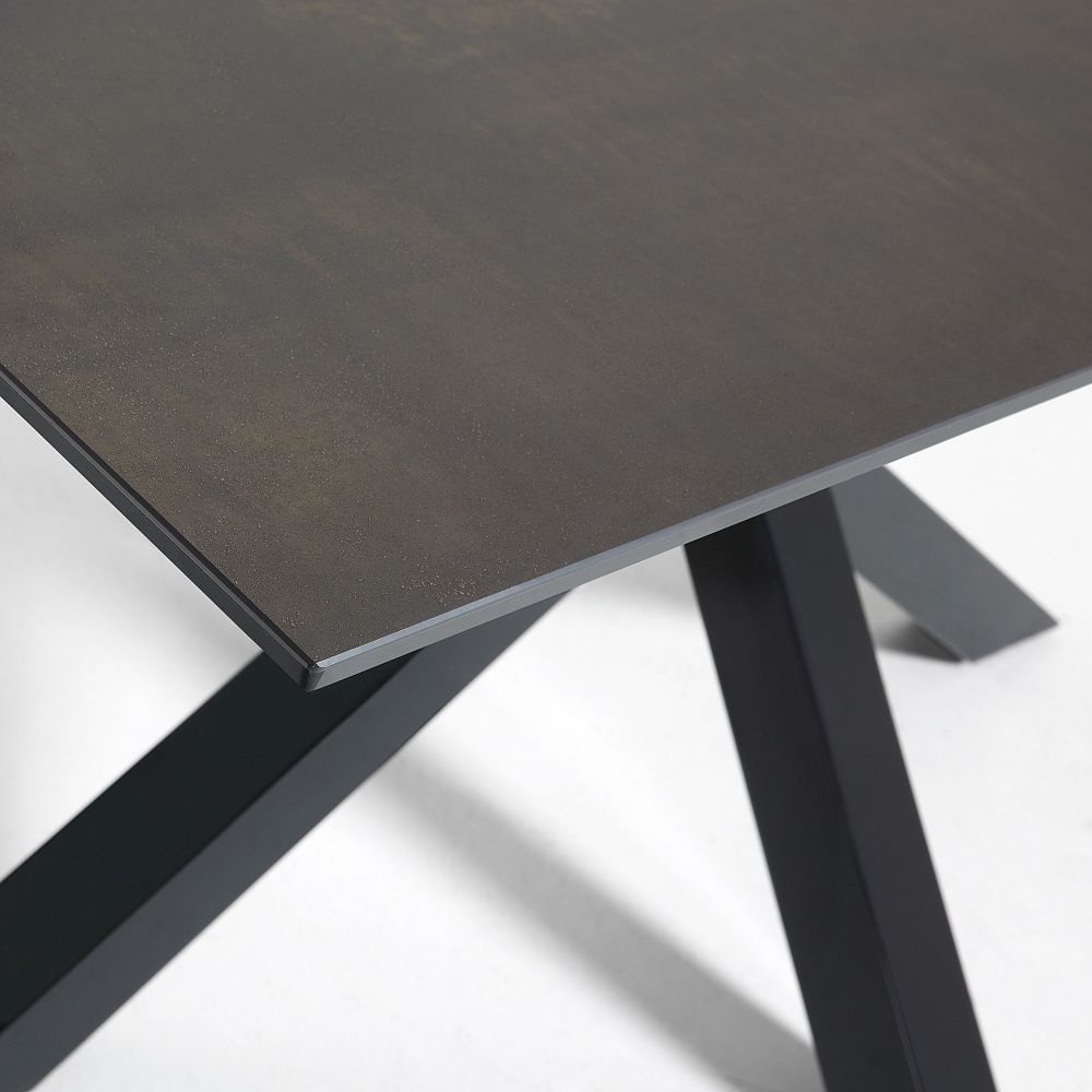 Eetkamertafel ARGO - Keramiek bruin KAV C436K09