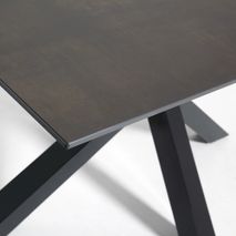Eetkamertafel ARGO - Keramiek bruin KAV C436K09