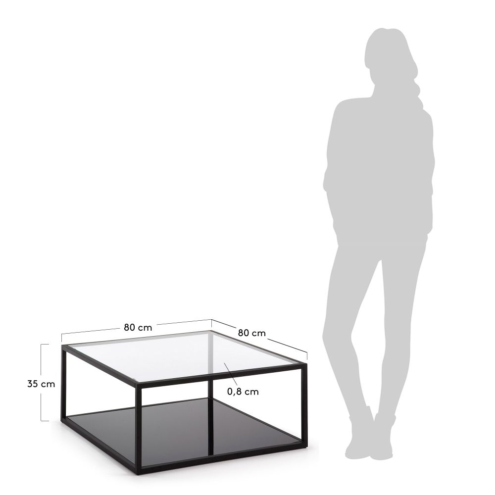 Salontafel BLACKHILL - Zwart KAV C370C07