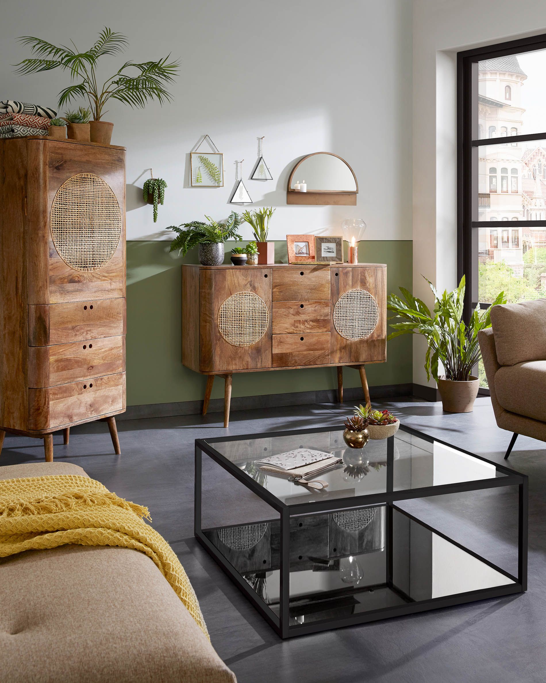 Salontafel BLACKHILL - Zwart