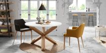 Tafel LOTUS - Wit/hout KAV C473L05