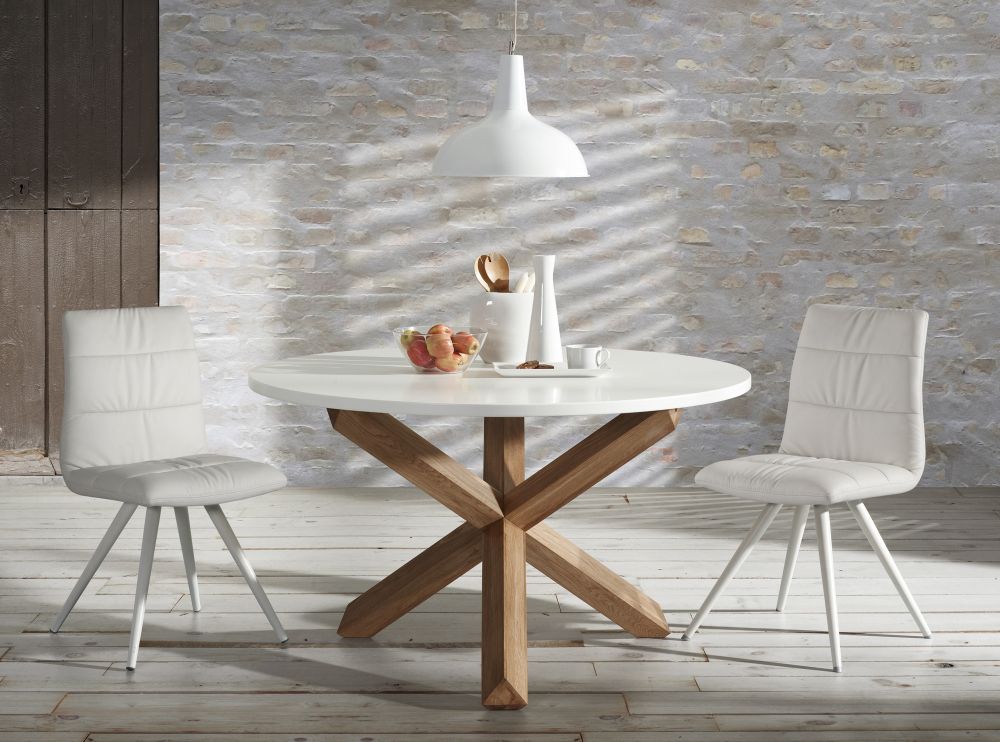 Tafel LOTUS - Wit/hout KAV C473L05