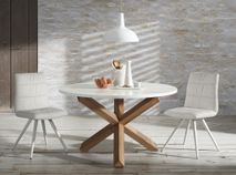 Tafel LOTUS - Wit/hout KAV C473L05