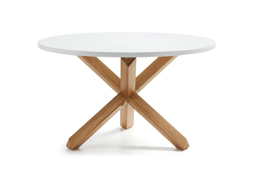 Tafel LOTUS - Wit/hout KAV C473L05