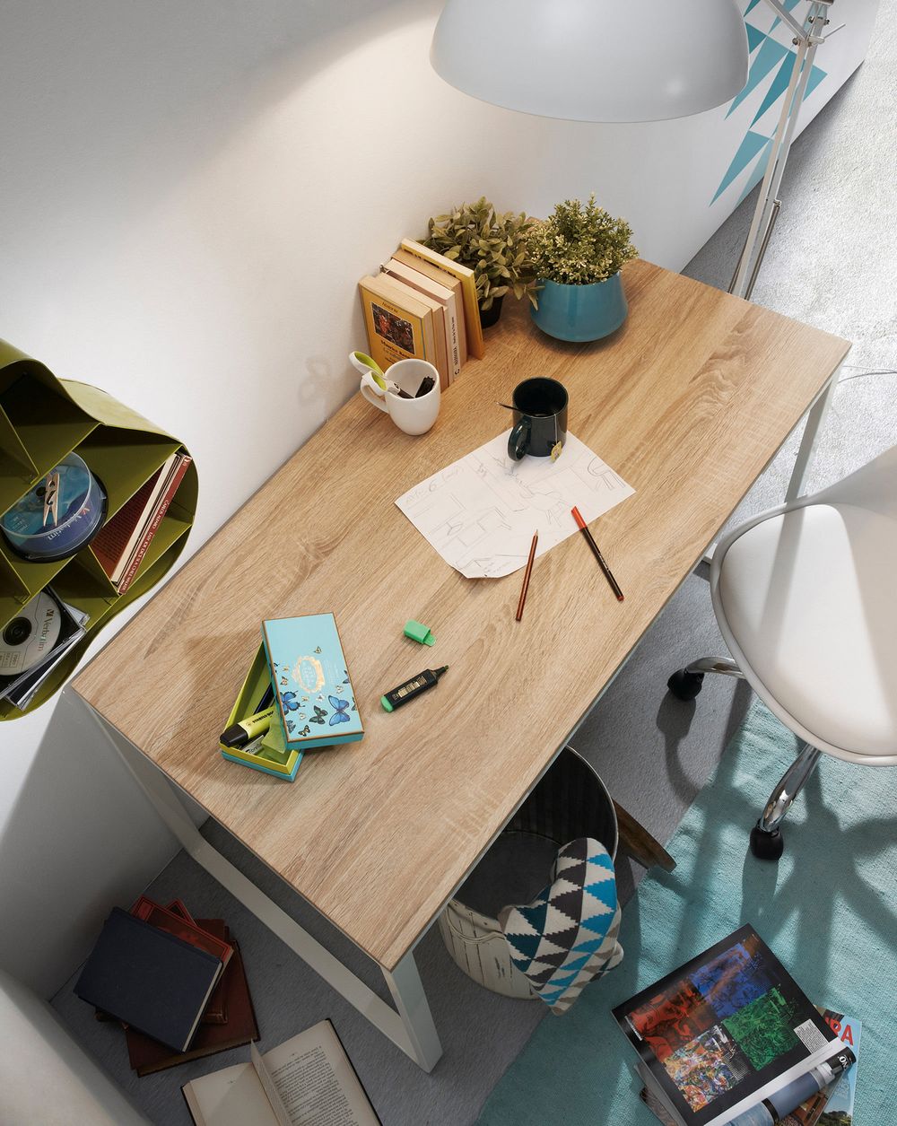 Bureau Talbot - Wit/hout KAV C613M46