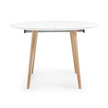 Ronde uitschuiftafel OQUI - Wit KAV CC0146L33