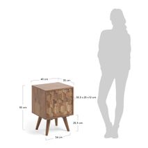 Nachtkastje Khaleesi - Acacia KAV CC0469M43