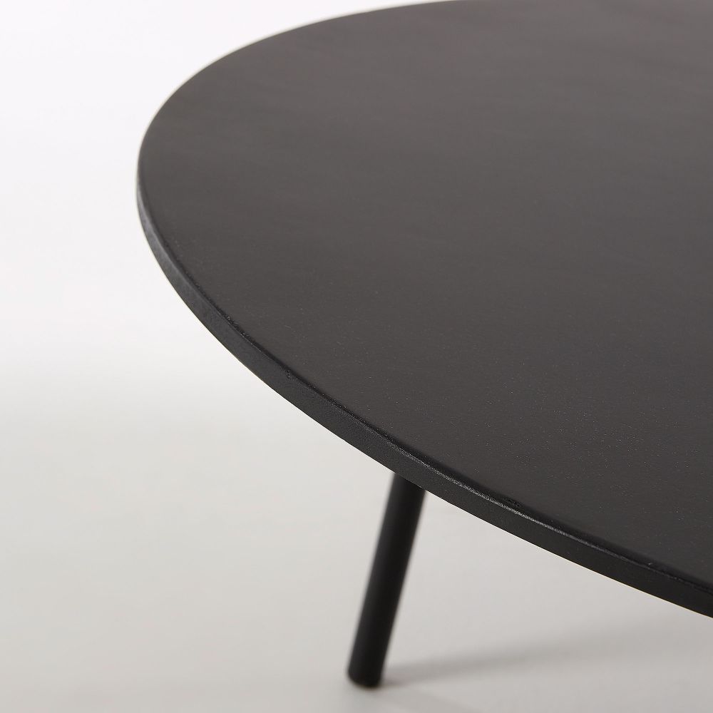 Salontafel cementvezel met stalen poten met zwarte KAV CC0707R01