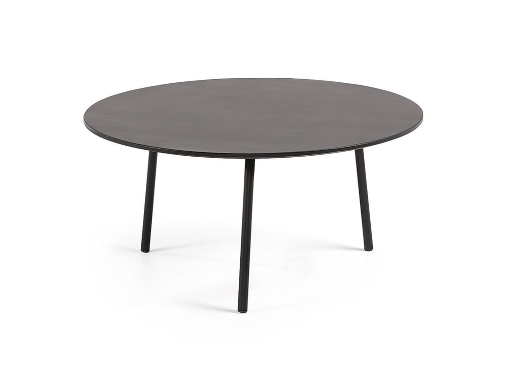Salontafel cementvezel met stalen poten met zwarte KAV CC0707R01