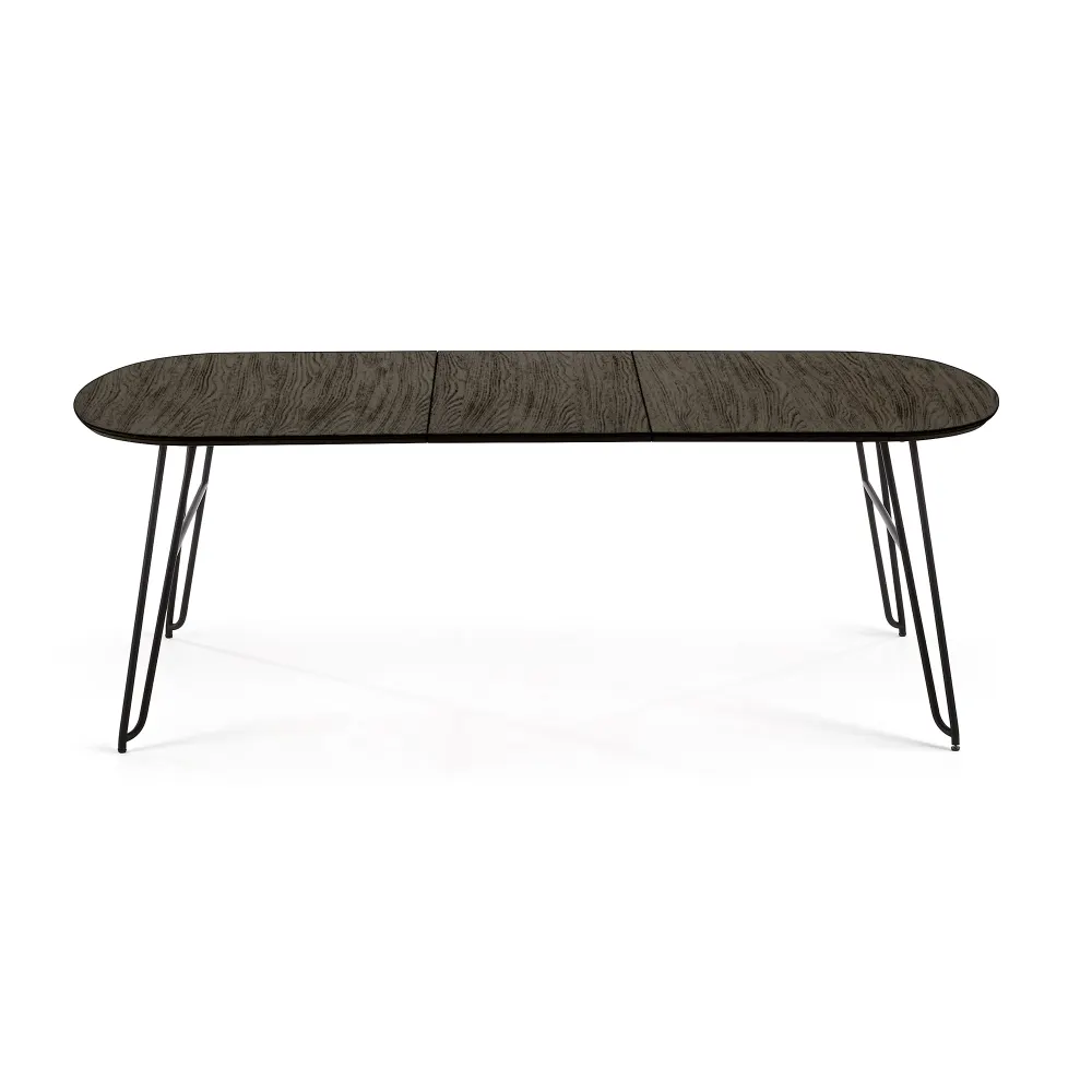 Uitschuifbare tafel MILIAN - Zwart KAV NR010M01
