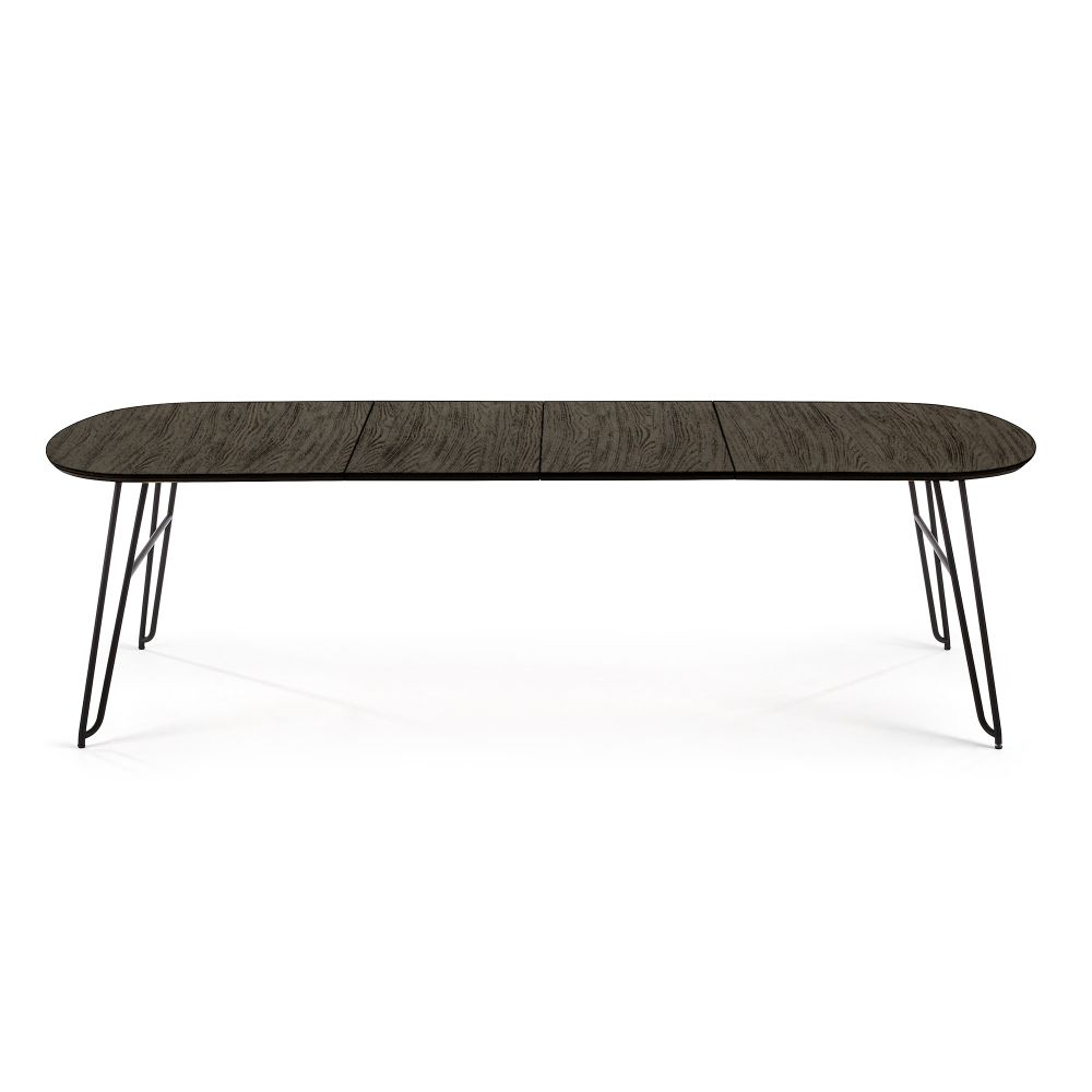 Uitschuifbare tafel MILIAN - Zwart KAV NR010M01