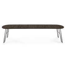 Uitschuifbare tafel MILIAN - Zwart KAV NR010M01