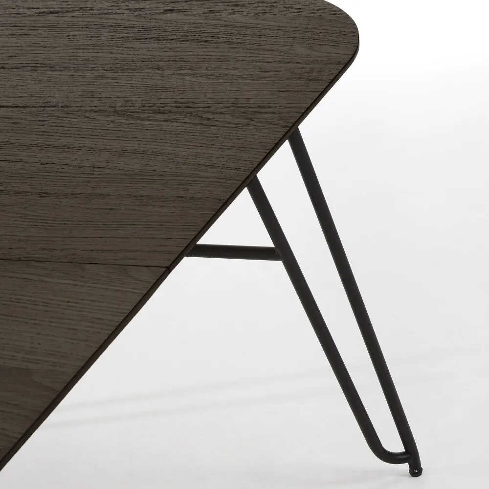 Uitschuifbare tafel MILIAN - Zwart KAV NR010M01