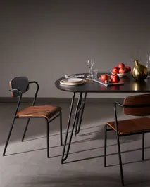Uitschuifbare tafel MILIAN - Zwart KAV NR010M01