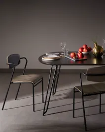 Uitschuifbare tafel MILIAN - Zwart KAV NR010M01