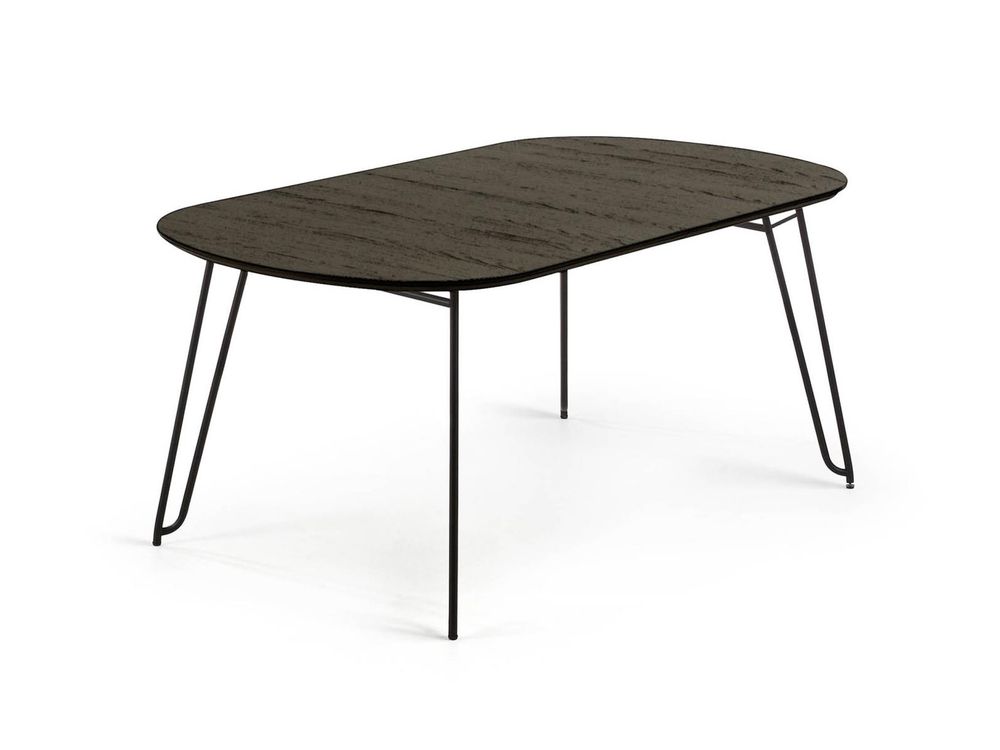 Uitschuifbare tafel MILIAN - Zwart KAV NR009M01
