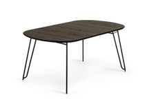 Uitschuifbare tafel MILIAN - Zwart KAV NR009M01