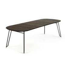 Uitschuifbare tafel MILIAN - Zwart KAV NR009M01